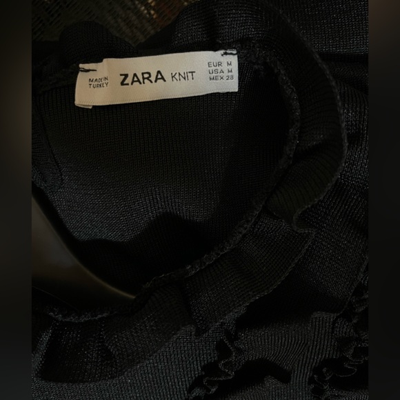 ZARA Ruffle Detailed Dress, Size M, Worn once - Picture 5 of 9